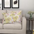 thumbnail image 5 of Yellow and Pink Daisy Pillow Covers 20x20 Inch Vintage Floral Farmhouse Flowers Linen Decorative Throw Pillow Case Cushion Cover Set of 2 for Bedroom Sofa Living Room Couch Chair, 5 of 6