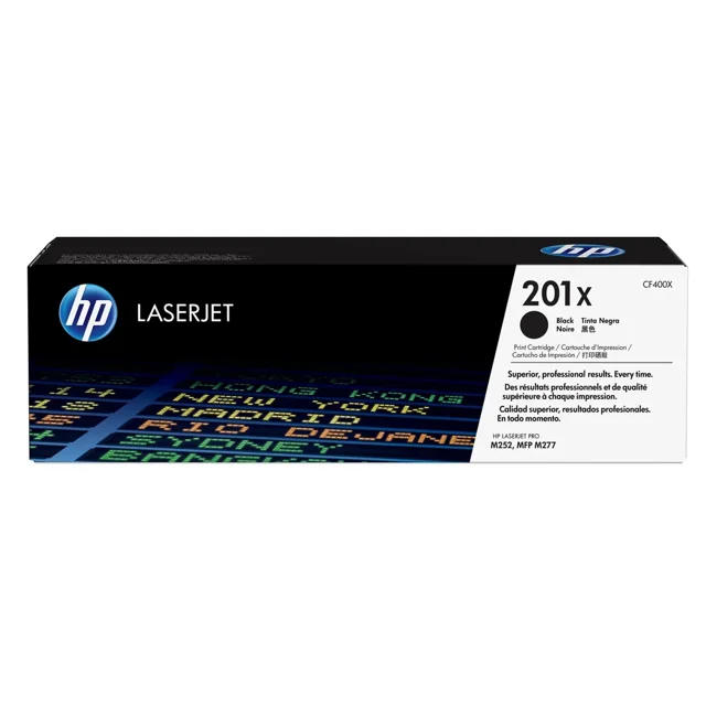 Toner HP 201X Negro 2800 Páginas CF400X
