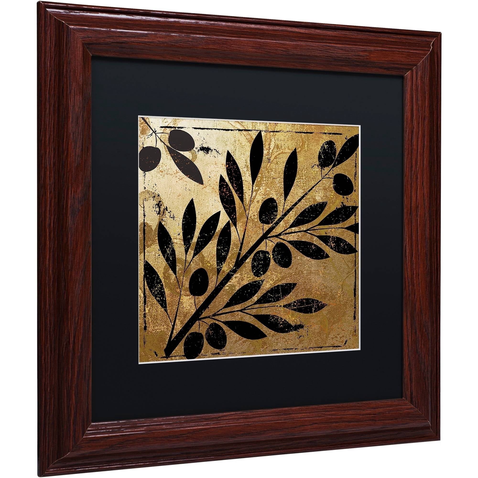 Trademark Fine Art "Bellissima II" Canvas Art by Color Bakery Black Matte, Wood Frame