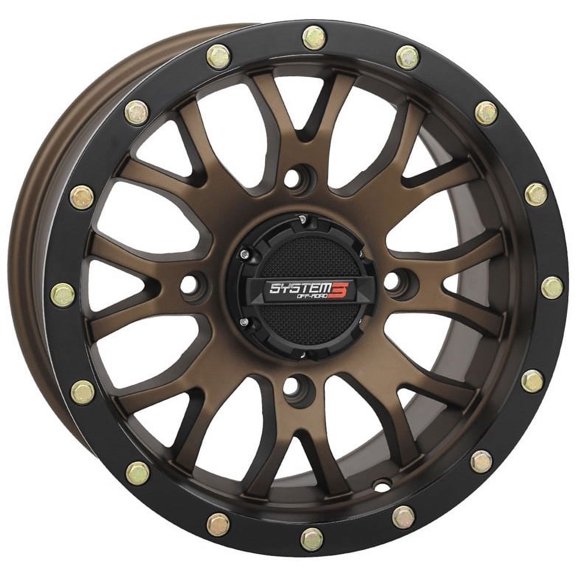 System 3 ST-3 15x7 ATV/UTV Wheel - Bronze (4/156) 5 2 [15S3-1256]