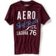 thumbnail image 1 of Aeropostale - Camiseta gráfica para hombre So 9 Cal Wave Riders, color morado, grande, 1 of 1