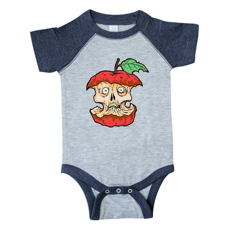 

Inktastic Horrified Zombie Apple Gift Baby Boy or Baby Girl Bodysuit