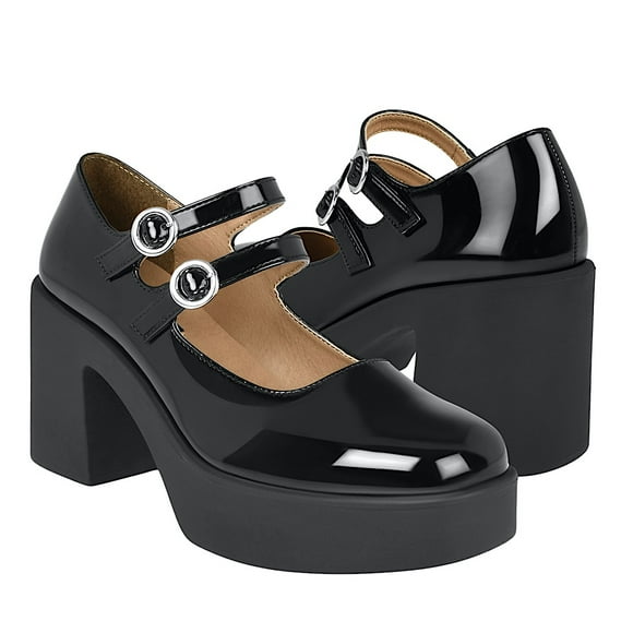 ZAPATOS DAMA SALAMANDRA 28302 CHAROL NEGRO