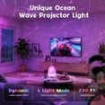 thumbnail image 2 of Proyector de luces LED inteligente /Ola del Océano del Norte con altavoz BT y  remoto | 13 efectos de luz, 4 modos de iluminación,, 2 of 10