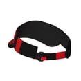 thumbnail image 2 of Fotbe Nautical American Flag Visera Deportiva con Diseño, Gorra Abierta Ajustable de Algodón para Mujer y Hombre, 2 of 7