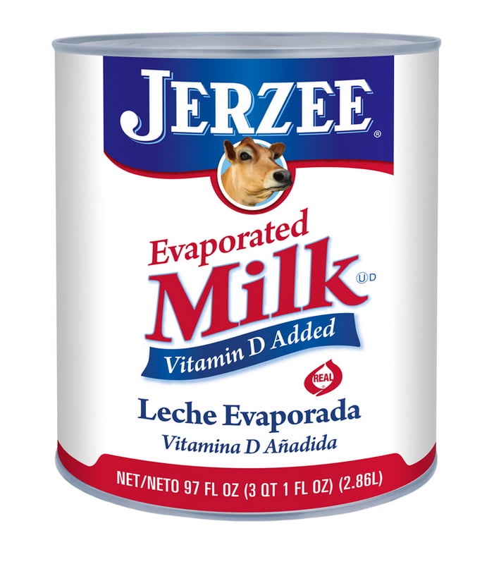 (Price/case)Jerzee Evaporated Milk 97 Ounces 6 Per Case