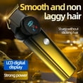 thumbnail image 6 of 3-in-1 Set/2-in-1 Set/1pc Men's Hair Clipper Set And Beard Trimmer Set Men's Hair Clippers USB Charging Hair Clipper - LCD Power Display Suitable for Travel And Home Use, 6 of 7