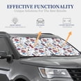 thumbnail image 4 of Vsdgher London Landmark2 Print Car Windshield Sun Shade, Reflective Sunshade Window Sunshade Sun Visor Protector Fit for Cars,Trucks,SUVs-Medium, 4 of 6