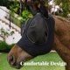 thumbnail image 4 of Worallymy Riding 3D Face Guard Anti-bug Control de plagas Eyes Ears Protection Malla Escudo Blindaje Estiramiento Poliamida Decoración Suministros para mascotas Negro Worallymy JD735895297, 4 of 7