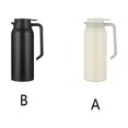 thumbnail image 4 of TureClos - Botella térmica portátil de acero inoxidable para cocina, comedor, hotel, hogar, interior y exterior, con asa, 1,5 l, color blanco, 4 of 8