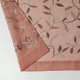 thumbnail image 4 of Kate Aurora Shabby Chic Spice Floral Flowers Sheer Kitchen Curtains, 58 x 36 n (3 Panels), 4 of 5