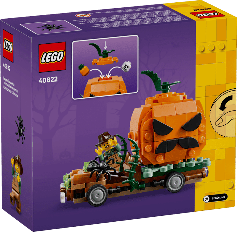 LEGO Iconic Jack-O'-Lantern Pickup Truck 40822