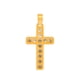 thumbnail image 2 of Dije Cristo Chico 1.4 cm Con Zirconias 14K, 2 of 3