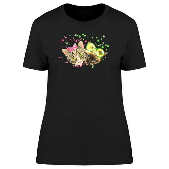 Cool Cats With Glasses & Bowties Tee Women's -Image by Shutterstock