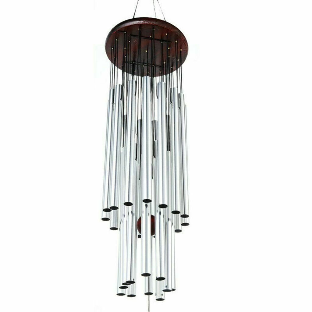 Large 27 Tubes Windchime Chapel Bells Wind Chimes Outdoor Garden Home Decor US