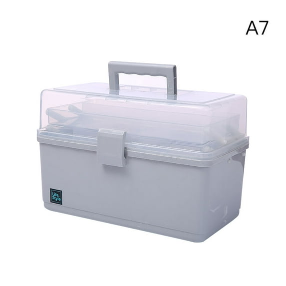 3 Layers Portable Organizer First Aid Kit Plastic Waterproof Medicine Cabinet Storage Box Plastic Storage Container