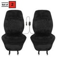 thumbnail image 3 of Stalwart Heated Seat Covers for Cars, 2-Pack - Universal 12V Heating Pads with Independent High and Low Settings, Car Accessories, 3 of 9