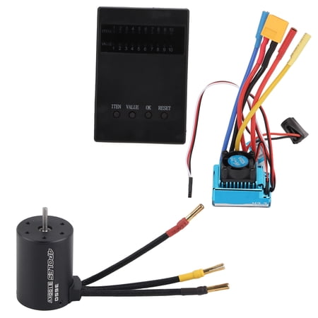Ensemble combiné ESC de moteur sans balais, moteur sans balais 2430 35 A ESC robuste, puissant, installation facile pour voiture télécommandée Wltoys 1/16 1/18 Ensemble combiné ESC de moteur sans balais, moteur sans balais 2430 35 A ESC robuste, puissant, installation facile pour voiture télécommandée Wltoys 1/16 1/18