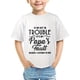 thumbnail image 1 of Camiseta para niño - Verano, cómoda, moderna, informal, de manga corta, de algodón puro - Regalo ideal - Camiseta con estampado de letras PAPA, 1 of 7