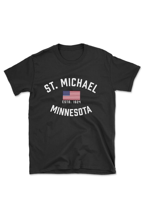 St. Michael Minnesota Patriot Men's Cotton T-Shirt