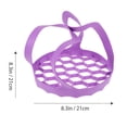 thumbnail image 2 of 1Pc Multifunctional Handheld Steamer Silicone Vegetable Basket Drain Basket, 2 of 8