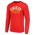 thumbnail image 2 of Men's Starter  Red Kansas City Chiefs Half Ball Team Long Sleeve T-Shirt, 2 of 3
