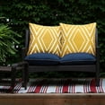 thumbnail image 5 of Outdoor Waterproof Boho Throw Pillow Covers Geometric Pillow Cases for Patio Garden Set of 2, 18 X 18 Inches, 5 of 5