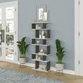 thumbnail image 3 of Ada Home Decor Bates Multiple Tier Bookcase, Wenge/White, 3 of 7