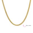 thumbnail image 4 of Bling Jewelry Mens Men's 8MM Gold Tone Stainless Steel Miami Cuban Chain Necklace 20-30 Inch, 4 of 4