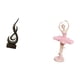 thumbnail image 5 of Escultura abstracta de bailarina de ballet con fuego, estatua de resina, adorno decorativo coleccionable, decoración creativa para escritorio, ideal p, 5 of 8