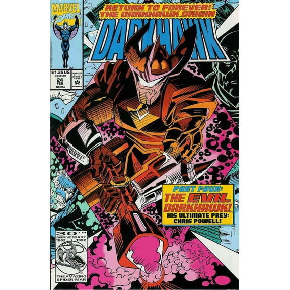 Darkhawk #24 VF ; Marvel Comic Book