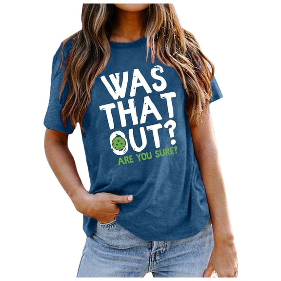 Landzoo One Women's Casual Loose Fit Tennis T Shirt With Fun Graphic Top Tee Stylish Cozy Women's T-Shirts