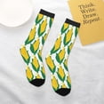 thumbnail image 4 of Uemuo Corn Cob Printed Kids Boys Socks Seamless Crew Socks Crazy Funny Athletic Sport Socks for Children, 4 of 6