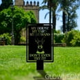 thumbnail image 2 of Glowneon Xoloitzcuintli Garden Stake Sign, Dog Metal Yard Stake Decor, 2 of 5