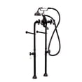 thumbnail image 2 of Cambridge Plumbing CAM398463-BN Clawfoot Tub Freestanding British Telephone Faucet & Hand Held Shower Combo, 2 of 2