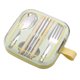 thumbnail image 1 of SGACAI Juego de utensilios de viaje portátiles Rtyweth con estuche, juego de cubiertos portátiles plegables, juego de camping de primera calidad, utensilios Reu 304 de acero inoxidable, 1 of 7