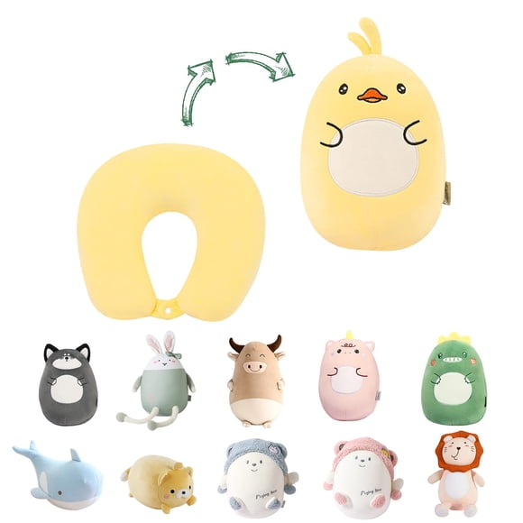 Almohada cervical deformable 2 en 1 Travel Pillow stocaggio Kids