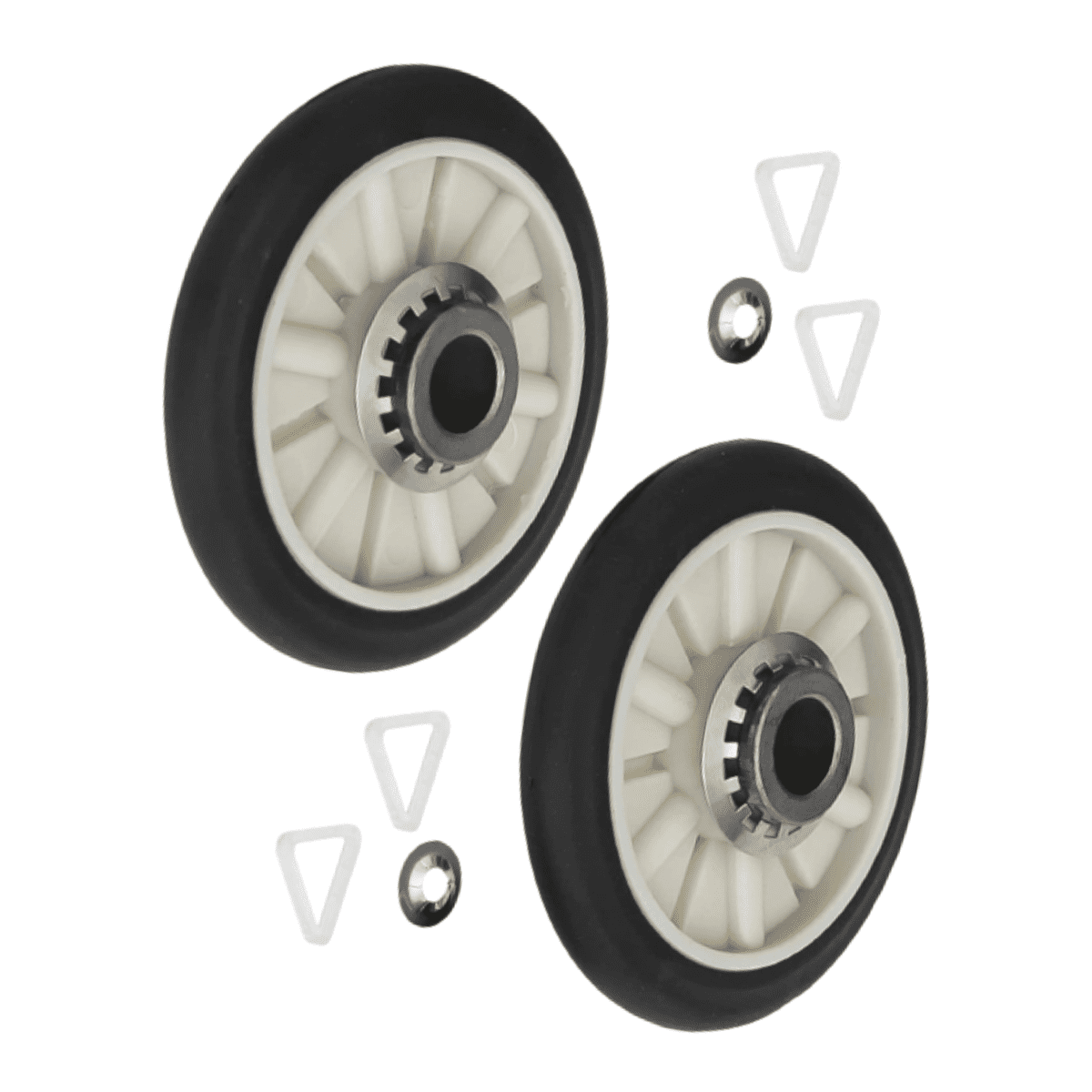Scaroo 349241T Dryer Drum Roller Kit Compatible with GE 3389901 5-PACK