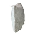 thumbnail image 2 of 17" Beige and Taupe Faux Fur Square Throw Pillow with Suede Backing, 2 of 2