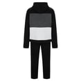 thumbnail image 2 of guisaled Sweatsuit 2 Piece Set for Men Casual Colorblock Jogging Tracksuit Athletic Pullover Hooded Sweatshirt And Sport Pants, 2 of 5