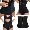 thumbnail image 2 of Body Shaper Waist Trainer Belt Women Shapewear Adjustable Hook And Zippered Closure Abdominal Trainer For Body Shaping, 2 of 11