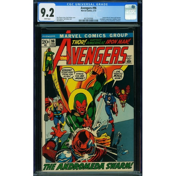 Avengers #96 - CGC 9.2 Comic Book