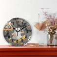 thumbnail image 2 of Yayeee 10" Wall Clock Battery Operated Quartz Round Silent Non-Ticking Home Decor, Cute Ghosts, 2 of 6