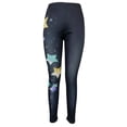 thumbnail image 3 of Gvmfive Women High Waist Floral Tummy Control Workout Running Leggings Yoga Pants, 3 of 4