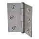thumbnail image 3 of Bisagra Para Muebles Veker 7.62X7.62 Cm Gris 2 Piezas, 3 of 3