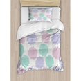 thumbnail image 3 of Dahlia Flower Duvet Cover Set King Size, National Local Mexican Flower Ancient Aztec Culture Perennial Roots Plant, Decorative 3 Piece Bedding Set with 2 Pillow Shams, Multicolor, by Ambesonne, 3 of 3