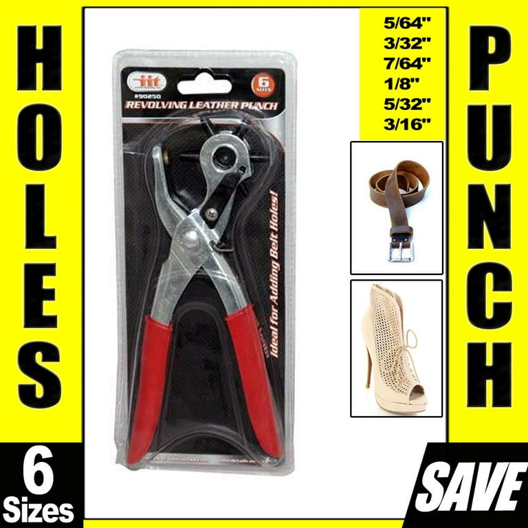Economy Leather Hole Punch with Plastic Rubber from Horse's Hiney