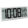 thumbnail image 1 of Reloj de pared digital WalLarge de 14.5 pulgadas con temperatura y fecha, 1 of 6