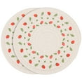 thumbnail image 1 of 2Pcs Cotton Rope Woven Placemat Decorative Place Mat Round Shape Placemat Dining Table Decor, 1 of 8