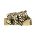 thumbnail image 2 of Estatuilla de Panda de cobre, adornos para manualidades, ilustraciones, regalos de inauguración de la casa, adorno de Panda, estatua de Panda para est, 2 of 9